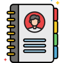 education,communications,agenda,notepad,contacts,phone book,contact,contact book